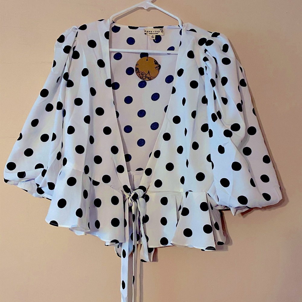 Polka Dot Blouse